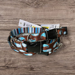 Brown Paisley and Stripe Collars