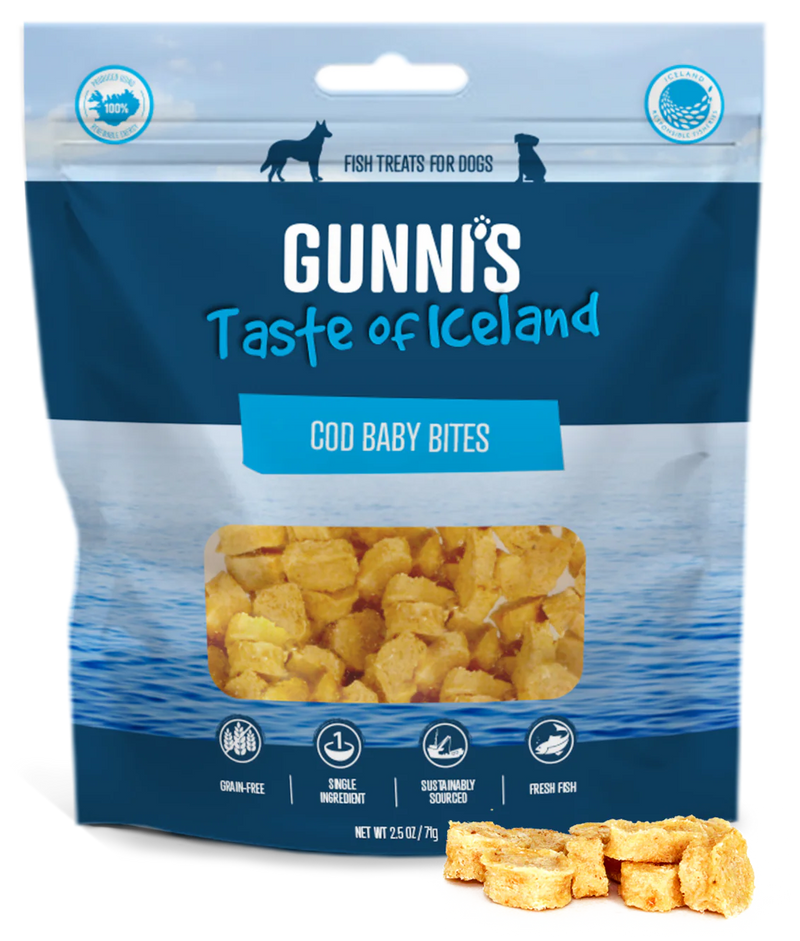 Gunni's Cod Baby Bites Dog Treats