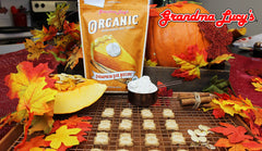 Grandma Lucy's Organic Oven Baked Dog Treats Pumpkin Pie Recipe Limited Edition